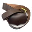 Picture of QRH Crossbelt & Pouch - OR - Size 44 - Brown Leather - Brass Mounts