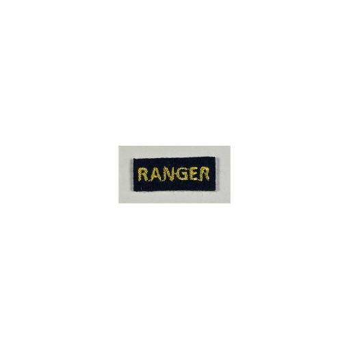 Picture of Officer's No 1 Dress RANGERS Qualification Badge - Dark Blue - Gold Wire - x