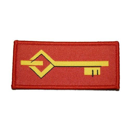 Picture of The Royal Gibraltar Regiment Large Woven key - Pack of 5