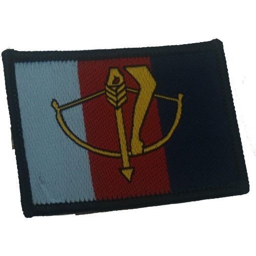 Picture of TRF - 16 Air Defence RA - Gold Bowman - Navy/Red/Sky Blue - 55 x 40mm - Pack of 5