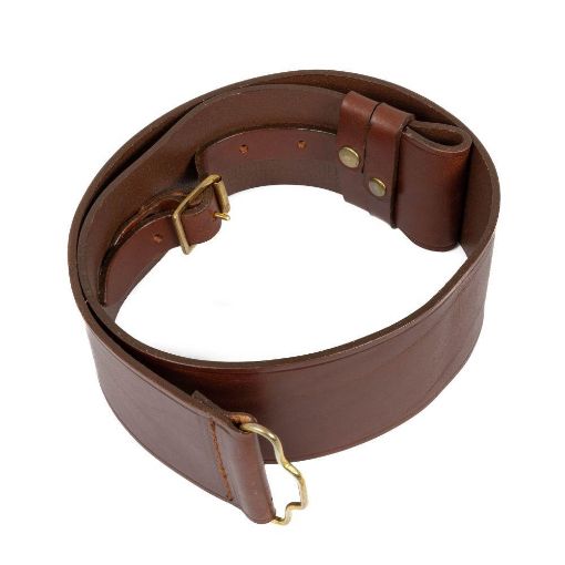 Picture of SCOTS Kilt Belt - Wide - Brown - 34" Small