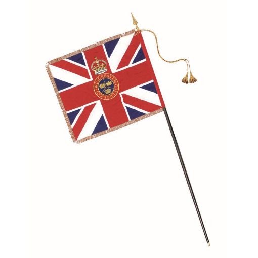 Picture of 42" x 36" CCF Union Banner (Consort) - Applique 2 1/4 inch Gold coloured silk fringe 