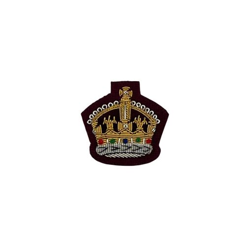 Picture of Mess Dress Crowns - Warrant Officer Class 2 - ME307 Medical Maroon Ground - Tudor Crown
