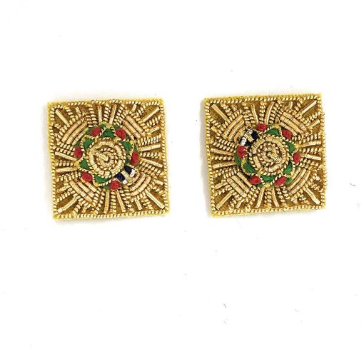 Picture of Embroidered Rank Stars - Gold - 3/4 inch - Pair