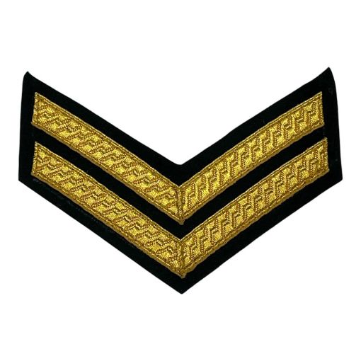 Picture of Mess Dress - Chevrons - Gold on Yorks DOO11 Brunswick Green Ground - Corporal