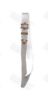 Picture of Colourbelt MoD - 3" Gloss White PVC w. Gilt Fittings