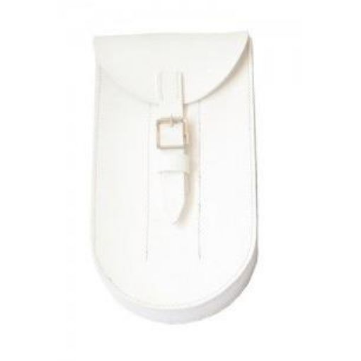 Picture of F Flute Pouch, White PVC, Gloss Finish