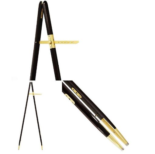 Picture of UK MoD Racer Pace Stick - Brass Fittings - Black Finish 39"with Sleeve & Nameplate