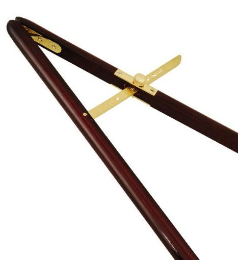 Picture of UK MoD Racer Pace Stick - Brass Fittings - Rosewood Finish - 43" with Sleeve & Nameplate