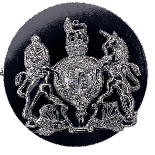 Picture of Warrant Officer Class 1 - Chrome Rank Badge - Back Plate & Shanks - Tudor Crown