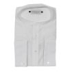 Picture of Officers White Shirt - Collarless with French Cuffs - 19H"
