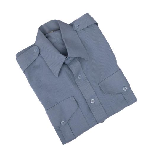 Picture of SCOTS Summer Dress Shirt - Blue - Size 17.5" Collar