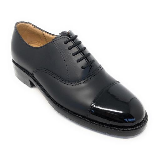 Picture of Oxford Shoe - Black Patent Toe Cap 7