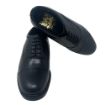 Picture of Oxford Shoe - Plain Black Leather with Rubber Sole - Size  10