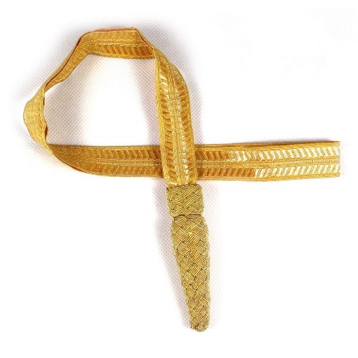 Picture of Sword Knot - Gold Lace No3 Army Officer - NSN - 8455-99-125-6978 