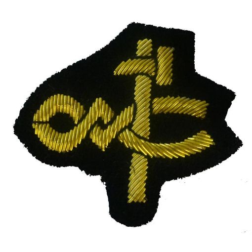 Picture of Mess Dress - Qualification Badge - Artificer - Gold on Navy
