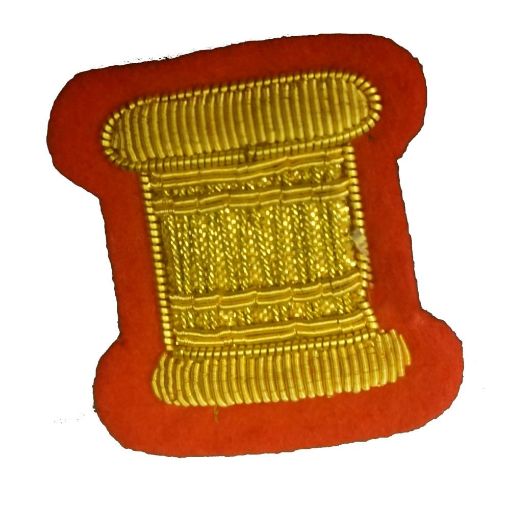 Picture of Mess Dress - Qualification Badge - Drummer - Gold on Scarlet