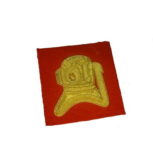 Picture of Mess Dress - Qualification Badge - "Advanced" Divers Badge - Gold on Scarlet