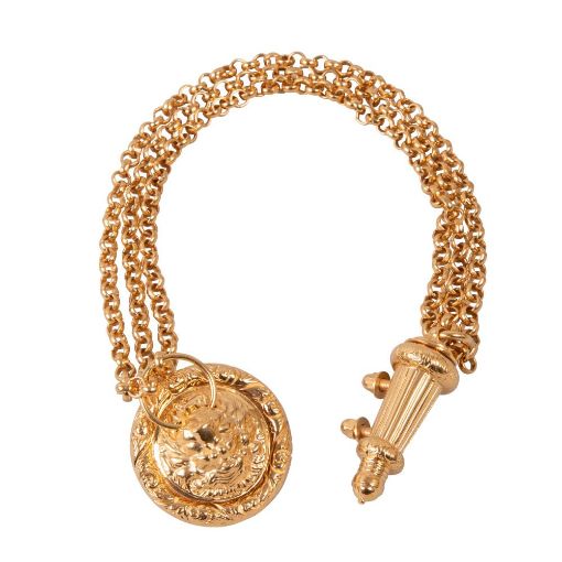 Picture of Whistle, Lion & Chain Set - Gilt Plate - Medium