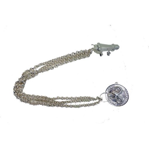 Picture of Royal Gurkha Rifles Whistle Ram's Head & Chain - Nickle Plate - Large